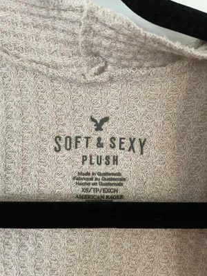 American Eagle Soft And Sexy Plush Cardigan thumbnail 3