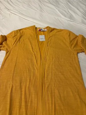 FP Beach Bicoastal Open Front Maxi Duster - Size S - Oversized **Flawed thumbnail 5