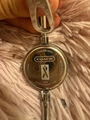 Coach Bangle Watch Mercer Signature Etched Women’s Silver thumbnail 2