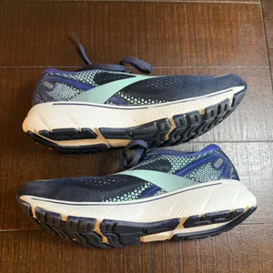 Brooks Ghost 14 Womens Running Shoes Blue‎ Mint White 1203561B446 Size 8.5 B thumbnail 4