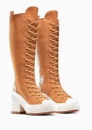 NEW CONVERSE chuck 70 de luxe heel xx platform high 'western - copper M-4 W-6 thumbnail 1