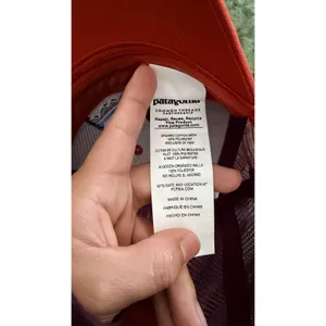 Patagonia Trucker Hat Logo Red Mesh Snapback Adjustable thumbnail 7