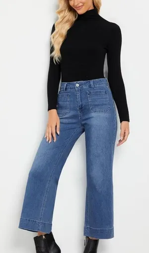Wide Leg jeans‎ Blue Size undefined thumbnail 1