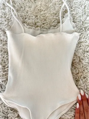 Windsor White Bodysuit Lace thumbnail 4