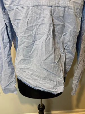 NWT Wild Fable Crop Top Button Down Shirt in Size XL thumbnail 6