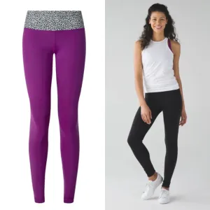 Lululemon Wunder Under Pant III Reversible Plum‎ thumbnail 2