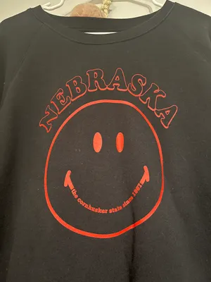 State of Mine nebraska smiley crew neck thumbnail 2
