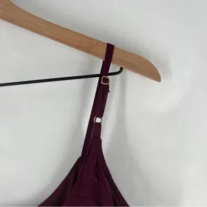 Show Me Your Mumu Flowy Ruffle Maxi Dress‎ in Merlot Chiffon NWT Size XS thumbnail 13