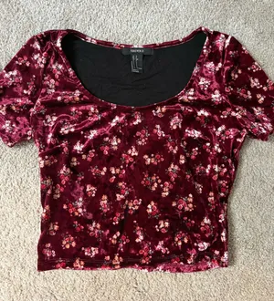 Velvet Forever 21 Crop Top thumbnail 1