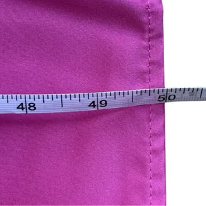 WeWoreWhat Hot Pink Strapless Feather Trim Slit Maxi‎ Dress Size 2 thumbnail 9