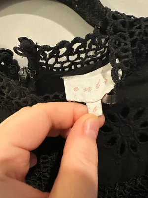Entro Eyelet Detail Lace Ruffle Tiered Dress thumbnail 3