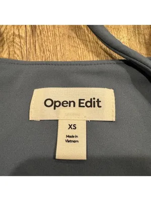 Open Edit Smooth Edit Strappy Midi Bodycon Dress XS Dusty Blue thumbnail 7