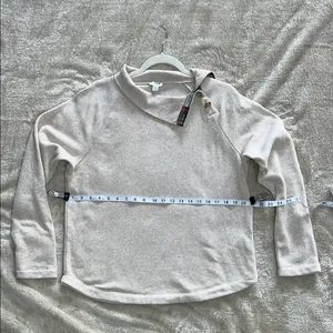 J. Crew Cream Cowl Neck Sweater with‎ Relaxed Fit thumbnail 8