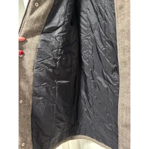 And Now This Brown Herringbone Hooded Coat M Size M thumbnail 5