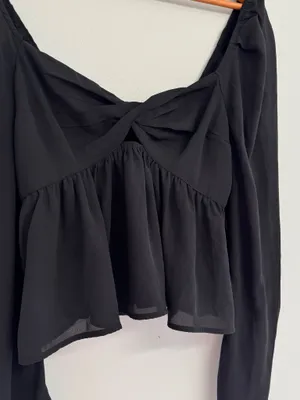 Abercrombie Top Black Long Sleeve S thumbnail 2