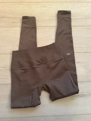 Alo yoga ribbed leggings thumbnail 1