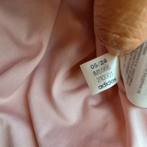 Adidas Womens Quilted Bomber Jacket Pink Full Zip Diamond Quilt IM5566‎ Size M thumbnail 9