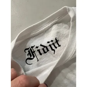 Fidjit Drowning Girls Club Cotton Ultra Cropped Short Sleeve Tee Size Medium thumbnail 5
