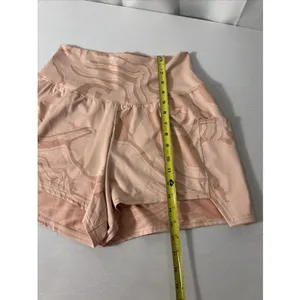 NEW Gymshark Womens Power Jacquard Pink Shorts Pockets Size Medium‎ thumbnail 7