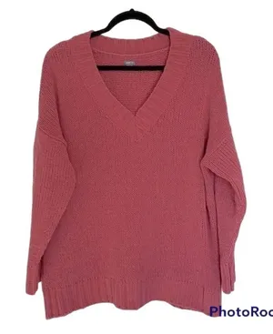 ✨ HP✨Aerie Chenille Oversized V-Neck Sweater✨ thumbnail 1