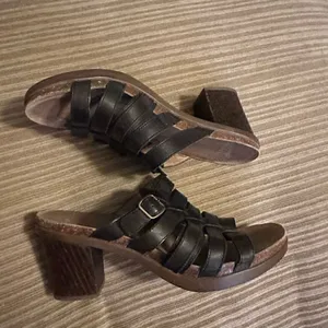 Dansko black leather mule heel (41) thumbnail 4