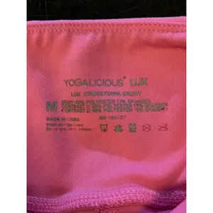 Yogalicious Lux Crosstown Skort Womens Medium Pink Athletic Tennis Running Golf thumbnail 4