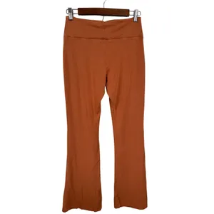 Split59 Raqel High Waisted Fleece Flare Pant in Rust Womans Medium thumbnail 4