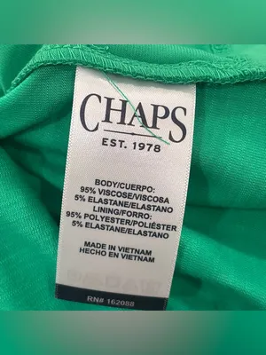Chaps NWT Crewneck Knit Dress Green Short Sleeve Size XXL Womens thumbnail 7