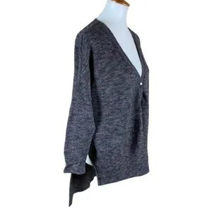 Free‎ People Striped Knit Cardigan Sweater Oversized Slouchy Boho Cozy XS thumbnail 2
