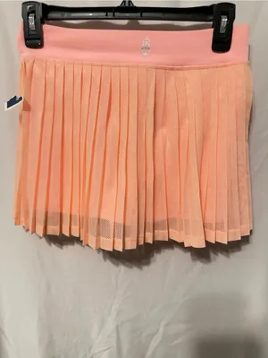 FREE PEOPLE Rally Ruffle Mini Skirt in Pastel Peach Size XS/S NWT thumbnail 6