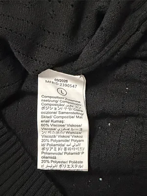SHEIN Black Short-Sleeve Button Front Knit Cardigan thumbnail 4