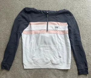 PINK Victoria’s Secret Quarter Zip Hoodie thumbnail 1
