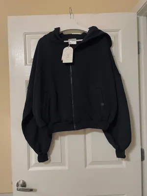 NWT! Blogilates Target X - Women's Marshmallow Full Zip Hooded Sweatshirt Size M thumbnail 3
