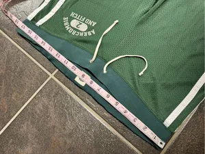 Abercrombie & Fitch A&F Vintage 2000s 90s Y2K Nylon Track Pants Green Medium thumbnail 11