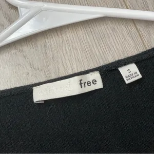 Wilfred Wrap Bodysuit long sleeve womens Black (small) fitted going out party thumbnail 2