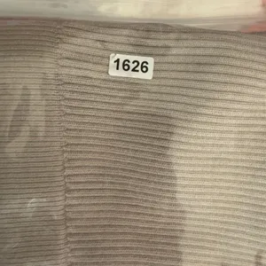 1626 | Abercrombie & Fitch Ribbed Knit Side Slit Midi‎ Skirt Beige Womens L thumbnail 7