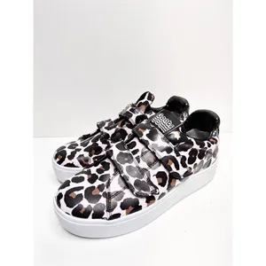 Goats Leopard Print Triple‎ Strap Sneakers Womens Size 6.5 Pink Black thumbnail 2