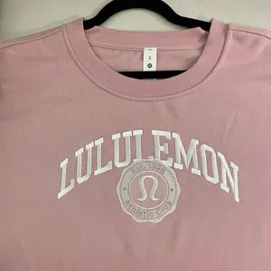 Lululemon NWT Perfectly Oversized Crew Embroidered Graphic Fleece Size XL thumbnail 9