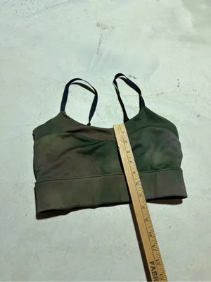 Free people movement FP Green Black reversible sports bra medium thumbnail 5