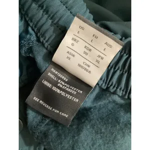 New Balance Women Jogger Pants Teal Green Athletic Zip Ankle Drawstring Size L thumbnail 7