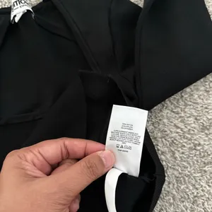 Edition Express Black Long Sleeve Cropped Top with Gold Buttons thumbnail 6