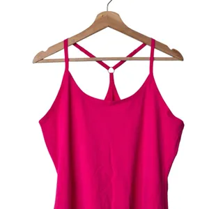 Outdoor Voices XL The Exercise Dress Coral Red Padded Bra Tennis Athleisure thumbnail 6