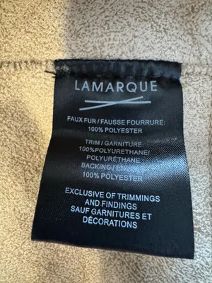LAMARQUE anthropology faux fur coat thumbnail 3