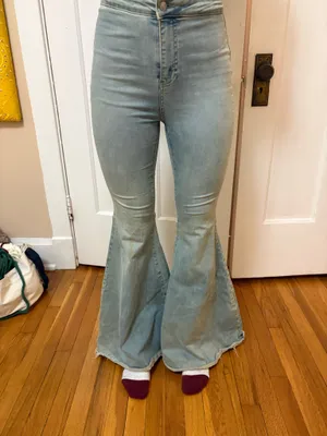 Revolve flare jeans thumbnail 1