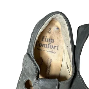 Finn Comfort Women's Soft Tofino T-Strap Shoe Tundra Nubuck Leather Clog EU 36 thumbnail 5