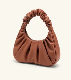 JW PEI Gabbi Ruched Hobo Handbag in Nutella thumbnail 1