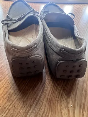 Tan Suede Loafers with Bow Detail thumbnail 3