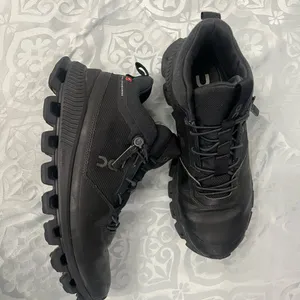On Running women’s athletic Black Waterproof Trail Sneakers size 7.5 thumbnail 2