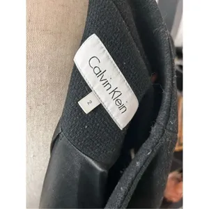 Calvin Klein size 2 black pea coat military style thumbnail 3