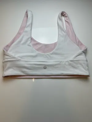 Lululemon Align reversible bra, white/pink Size 10‎ thumbnail 5